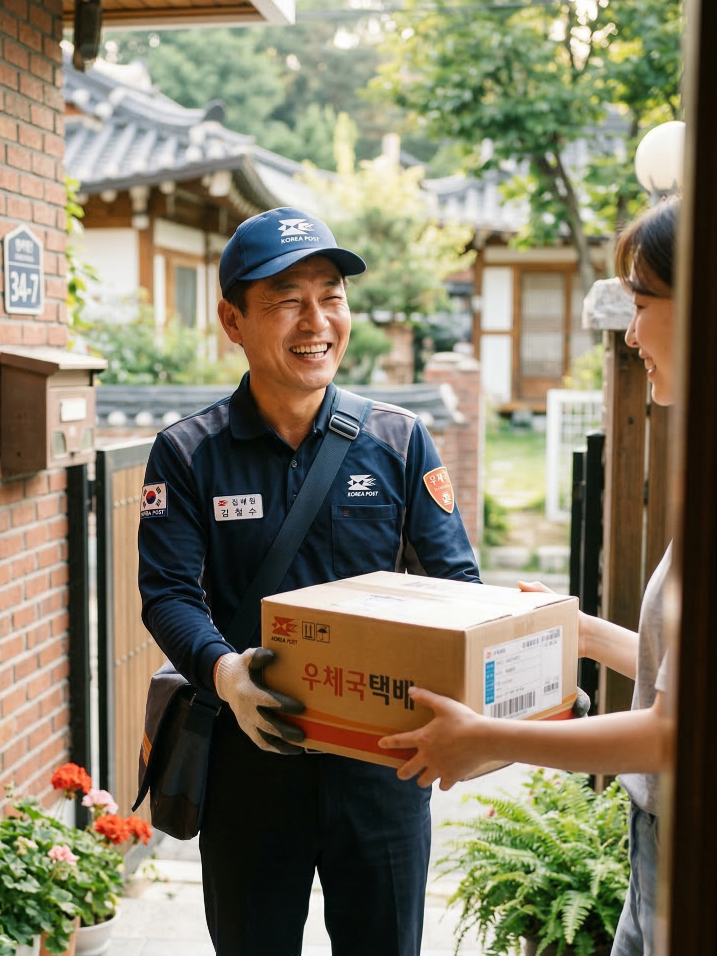 문 앞에서 만나는 디저트